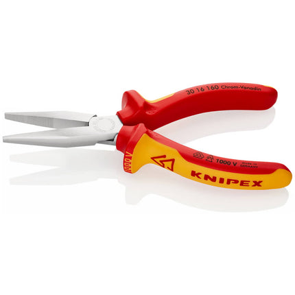 KNIPEX long nose pliers overall length 160 mm shape 1 ( 4000810279 )