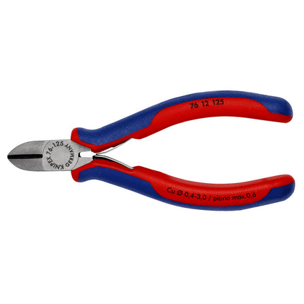 Fresas diagonales KNIPEX longitud 125 mm forma 1 biselada sí ( 4000794625 )