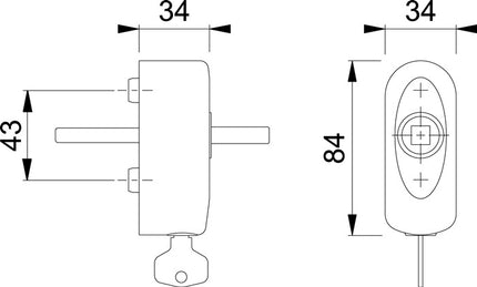 HOPPE Rosace EUS950S 100NM acier inoxydable mat ( 8000348702 )