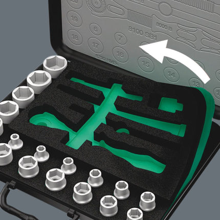 WERA Zyklop Speed 42-piece socket spanner set 1/4 ″ ( 4000820556 )
