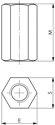 Dado di prolunga AMF n. 6334 Chiave M16 larghezza 24 mm ( 4000833428 )