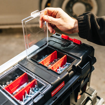 Toolbrothers RHINO Slim Valigia portautensili ECO Comfort+ Compact Edition 14 l IP54 con divisori estraibili