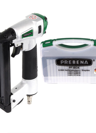 Prebena DNPF16 Graffettatrice pneumatica + PF-BOX Graffette - 9.000 pezzi