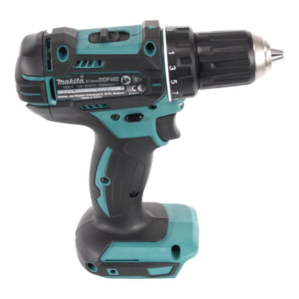 Trapano avvitatore a batteria Makita DDF 482 SFJ-R 18V 62Nm + 2x batteria ricaricabile 3,0 Ah + caricabatterie + RHINO