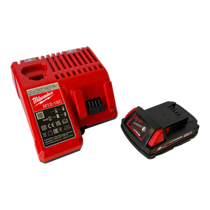 Milwaukee C18 PCG/310C-201B Akku Kartuschenpistole 18 V 310 ml ( 4933441310 ) + 1x Akku 2,0 Ah + Ladegerät + Tasche