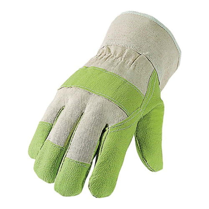 ASATEX synthetic leather gloves size 10.5 green/natural colour ( 4000371000 )