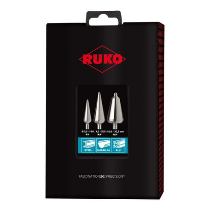 RUKO sheet metal peel drill set 3-14 / 5-20 / 16-30.5 mm ( 4000601698 )