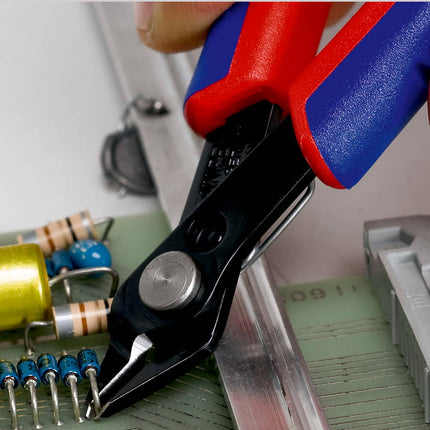 KNIPEX Electronics diagonal cutters Super-Knips(R) length 125 mm shape 6 ( 4000810505 )