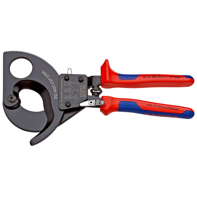 KNIPEX cable cutter overall length 280 mm max. 52 (380 mm²) mm ( 4000810929 )