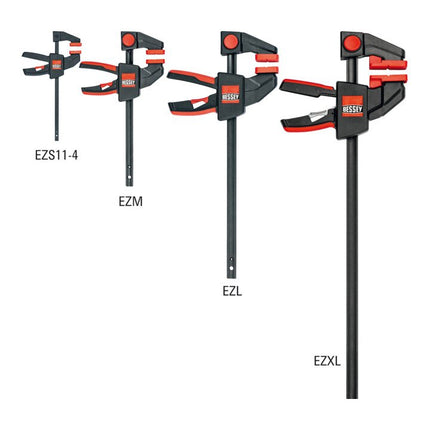 BESSEY one-handed clamp EZ clamping width 300 mm ( 4000831642 )