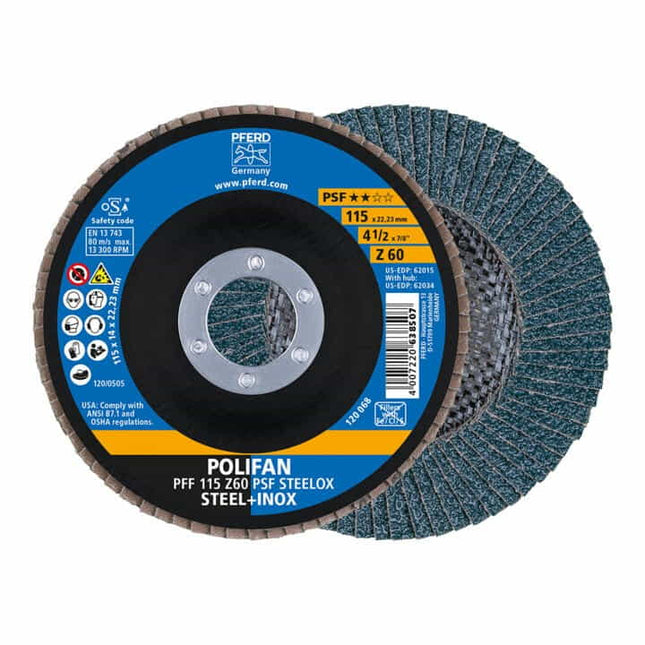 Disco de láminas PFERD Ø 125 mm grano 40 liso ( 8000429964 )