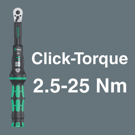 WERA Jeu de clés dynamométriques Bicycle Set Torque 1 16 pièces 2,5 - 25 Nm 1/4 ″ ( 8000544748 )