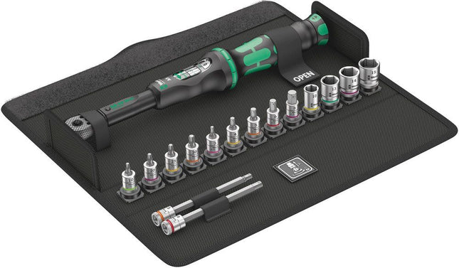 Zestaw kluczy dynamometrycznych WERA Zestaw rowerowy Torque 1 16-częściowy 2,5 - 25 Nm 1/4 ″ ( 8000544748 )