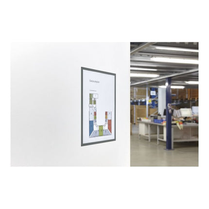 Ramka magnetyczna MAGNETOPLAN DIN A4 szara ( 9000483021 )