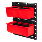 Qbrick System Juego de recipientes n.º 5 Pared de taller 39 x 35 cm con 2 recipientes para ONE 200 Basic / Profi / Technik y ONE Organiser XL