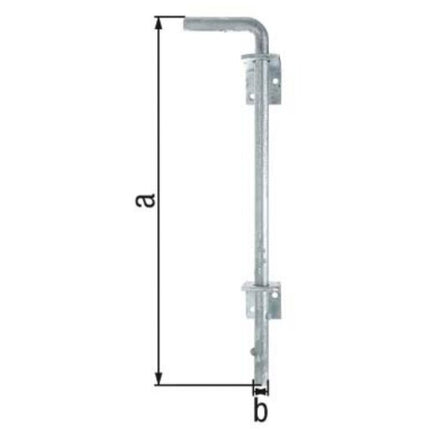 GAH floor slider galvanised ( 3000200157 )