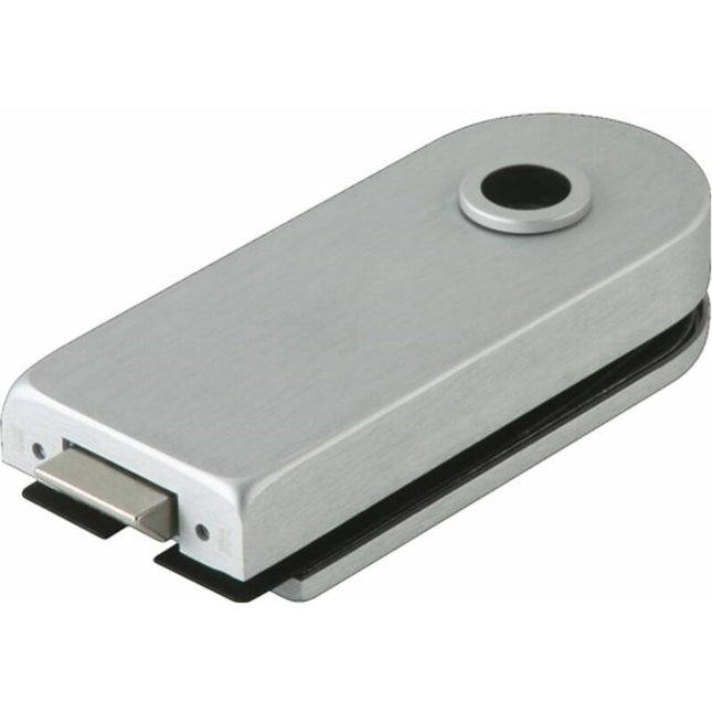 DORMA-GLAS glass door lock STUDIO Rondo light metal silver anodised ( 3000254469 )