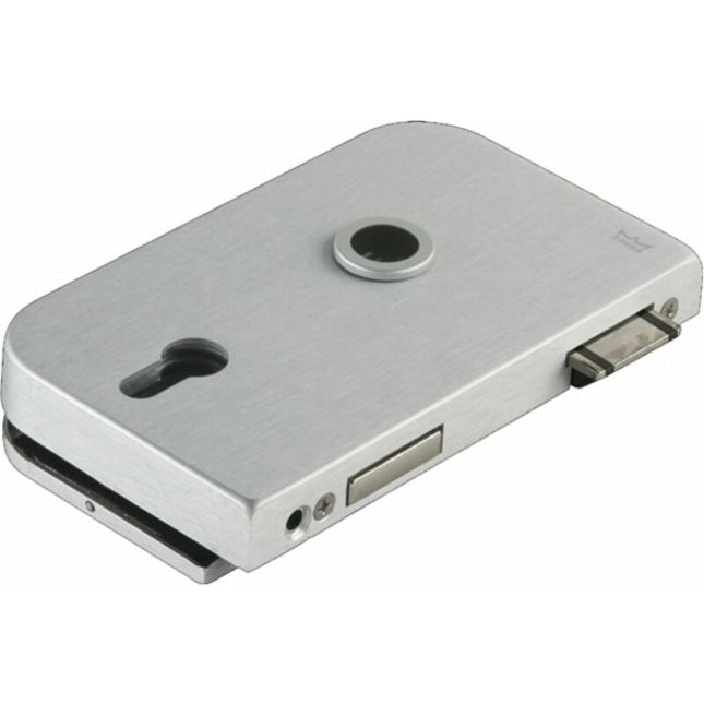 DORMA-GLAS glass door lock OFFICE Junior light metal silver anodised ( 3000254479 )