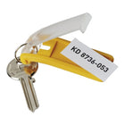 DURABLE key ring Key Clip yellow plastic ( 3000259103 )