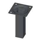 ELEMENT SYSTEM Pied de meuble noir RAL 9005 25 x 25 mm hauteur 800 mm ( 3000271214 )