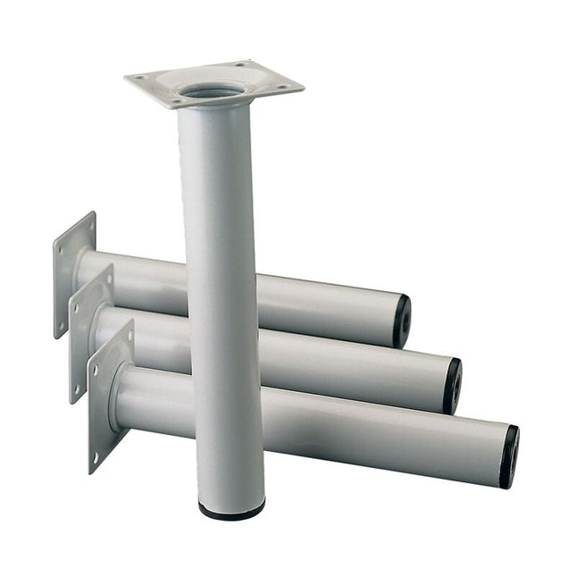 ELEMENT SYSTEM pied de meuble aluminium blanc 30 mm hauteur 800 mm ( 3000271280 )