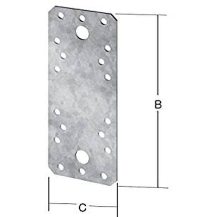 Złącze płaskie VORMANN Długość 136 mm Szerokość 55 mm Grubość 2,5 mm ( 3000273068 )