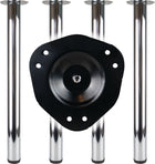 BMB table leg set black 60 mm height 710 mm ( 3000273143 )