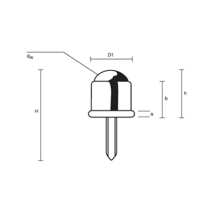 BS ROLLEN Kugelrolle Stahlkugel Ø 25 mm ( 3000275016 )
