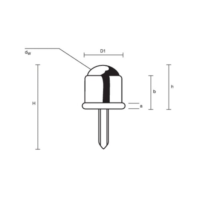 BS ROLLEN ball caster steel ball Ø 25 mm ( 3000275016 )