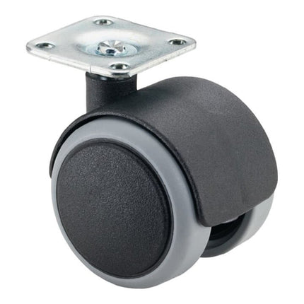 BS ROLLEN Plastic double castor Wheel Ø 50 mm Load capacity 50 kg ( 3000275097 )