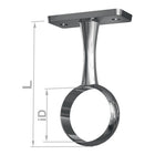 PG Supporto centrale 11138 Zinco pressofuso, cromato ( 3000282771 )