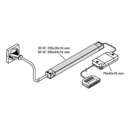 L&S Emotion 1-channel radio control series Frankfurt 230 V 24 V ( 3000550076 )