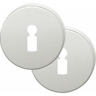 FSB Key escutcheon pair 12 1735 Aluminium 0105 ( 3322002408 )