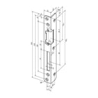 ASSA ABLOY security angle striking plate 069 Thickness 3 mm ( 3324034025 )