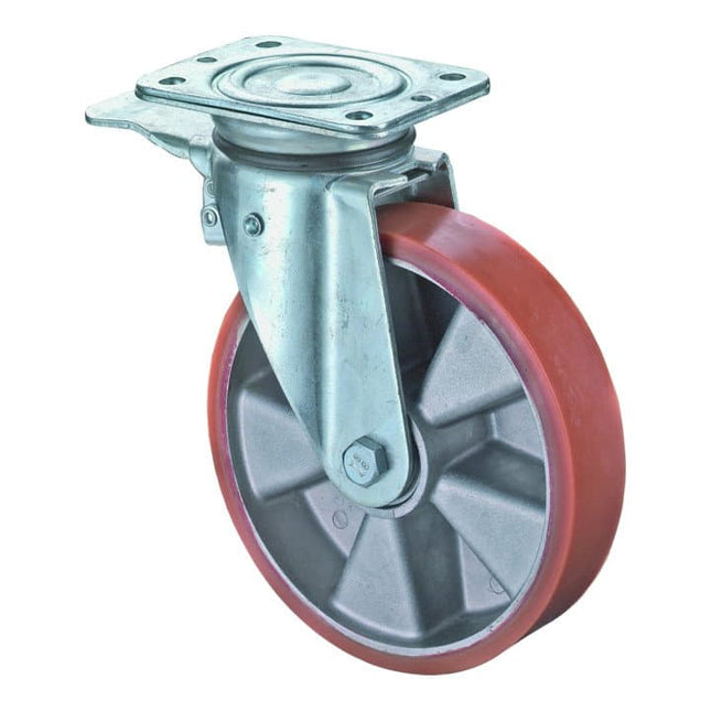 BS ROLLEN Swivel castor with total brakes Wheel Ø 125 mm Load capacity 450 kg ( 3900275622 )