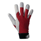 LEIPOLD+DÖHLE gloves Griffy size 9 red/natural colour ( 4000371102 )