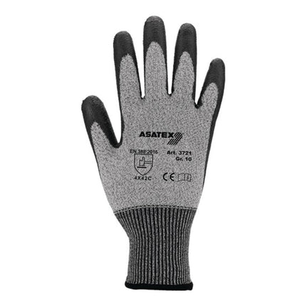 Guantes anticorte ASATEX talla 9 gris/negro ( 4000371145 )
