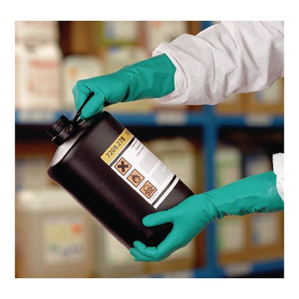 ANSELL Chemikalienhandschuhe AlphaTec Sol-Vex 37-675 Größe 9 grün ( 4000371485 )