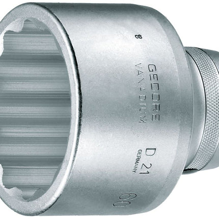 GEDORE socket D 21 1 ″ 12-sided ( 4000770721 )