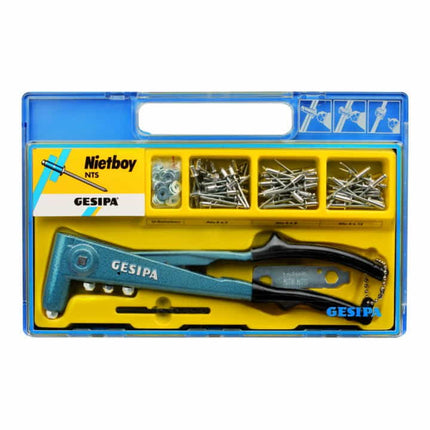 Surtido de remaches ciegos GESIPA Nietboy 135 piezas ( 4000813050 )