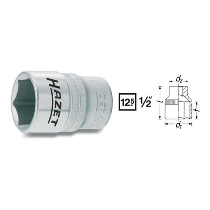 HAZET Douille 900 1/2 ″ 6 pans ( 4000822702 )
