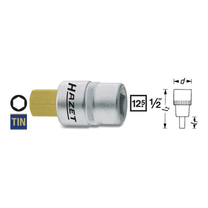Toma hexagonal HAZET 986 1/2 ″ ( 4000822754 )