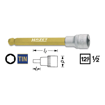 Toma hexagonal HAZET 986KK 1/2 ″ ( 4000822761 )