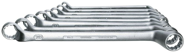 GEDORE double ring spanner set 2-8 8-piece spanner width across flats 6 - 22 mm ( 4000823420 )