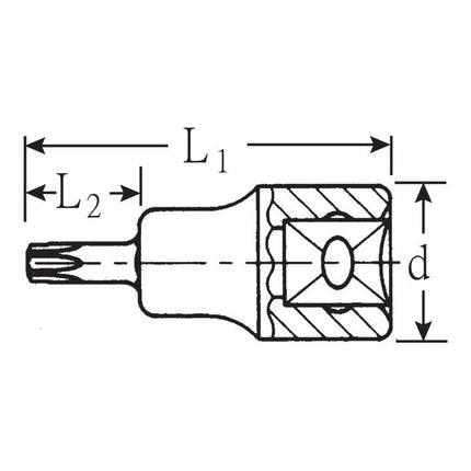 STAHLWILLE Socket 1/2 ″ TX ( 4000826393 )