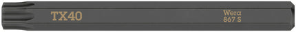 WERA Bit 867 S TORX 40 x 70 mm 1/4 ″ TORX 40 Longitud 70 mm ( 4000827267 )