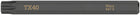 WERA Bit 867 S TORX 40 x 70 mm 1/4 ″ TORX 40 Longitud 70 mm ( 4000827267 )