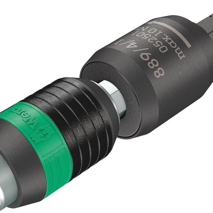 WERA bit holder 889/4/1 F Rapidaptor 1/4 ″ C 6.3 + E 6.3 ( 4000829876 )
