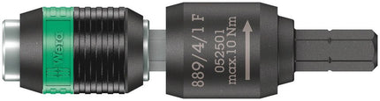 WERA bit holder 889/4/1 F Rapidaptor 1/4 ″ C 6.3 + E 6.3 ( 4000829876 )