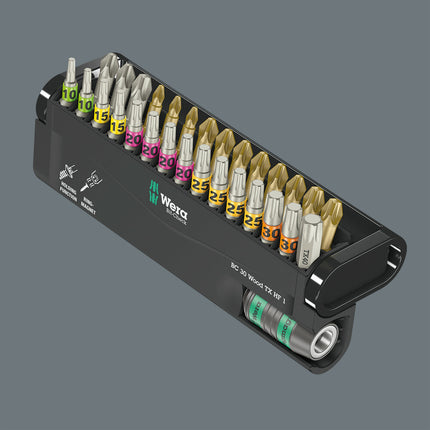 WERA Bit-Check 30 Wood TX HF 1 Juego de puntas de 30 piezas ( 4000829912 )